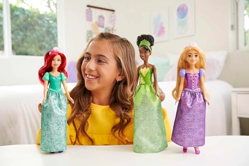 Tiana Fashion Doll + Rapunzel Fashion Doll + Arieleach Fashion Doll