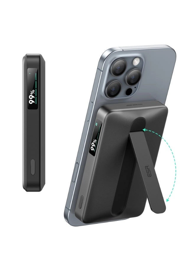 Electronic Silk Road Corp. Qi2 MagSlim Kickstand Power Bank - 10000mAh 15W Fast charging Qi2