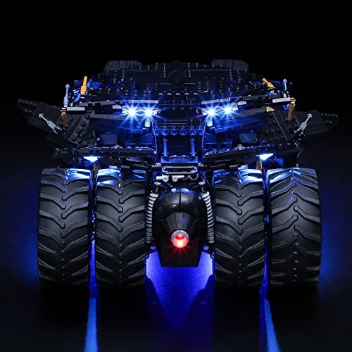 Led Lighting Kit for Batman Batmobile Tumbler - Compatible with Lego 76240