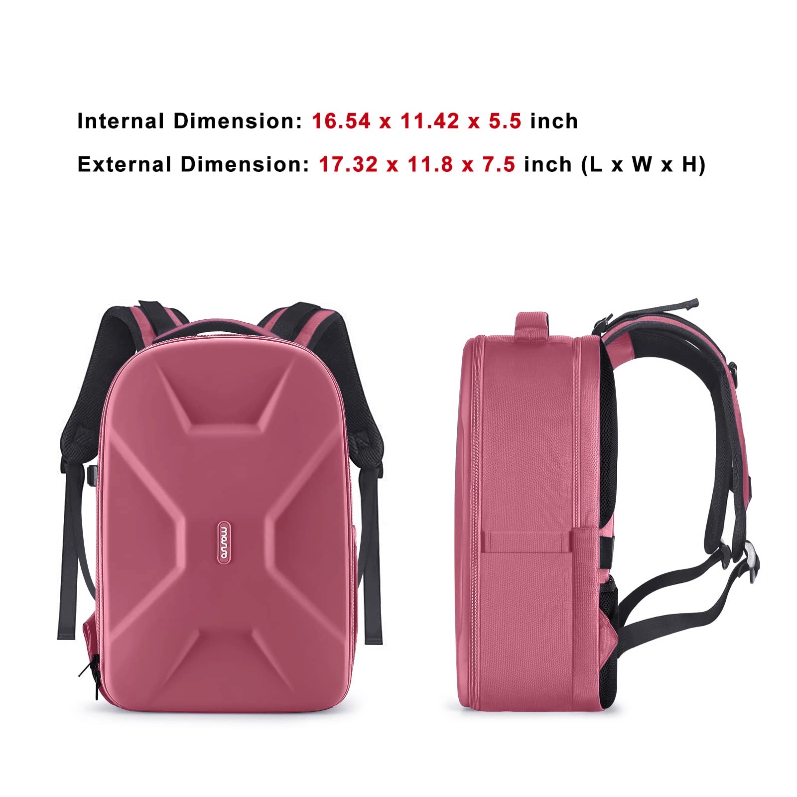 Mocamhsbg - 7.5"D x 11.8"W x 7.5"H Compatible with Canon/Nikon/Sony Hard Shell