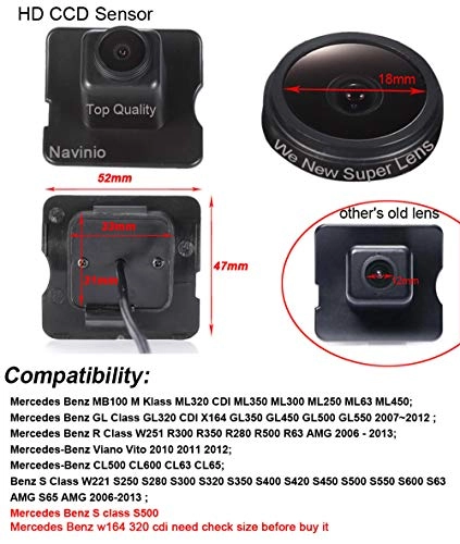 HD Color CCD Waterproof Vehicle Car Rear View Backup Camera - RCA 1280*720 Pixels