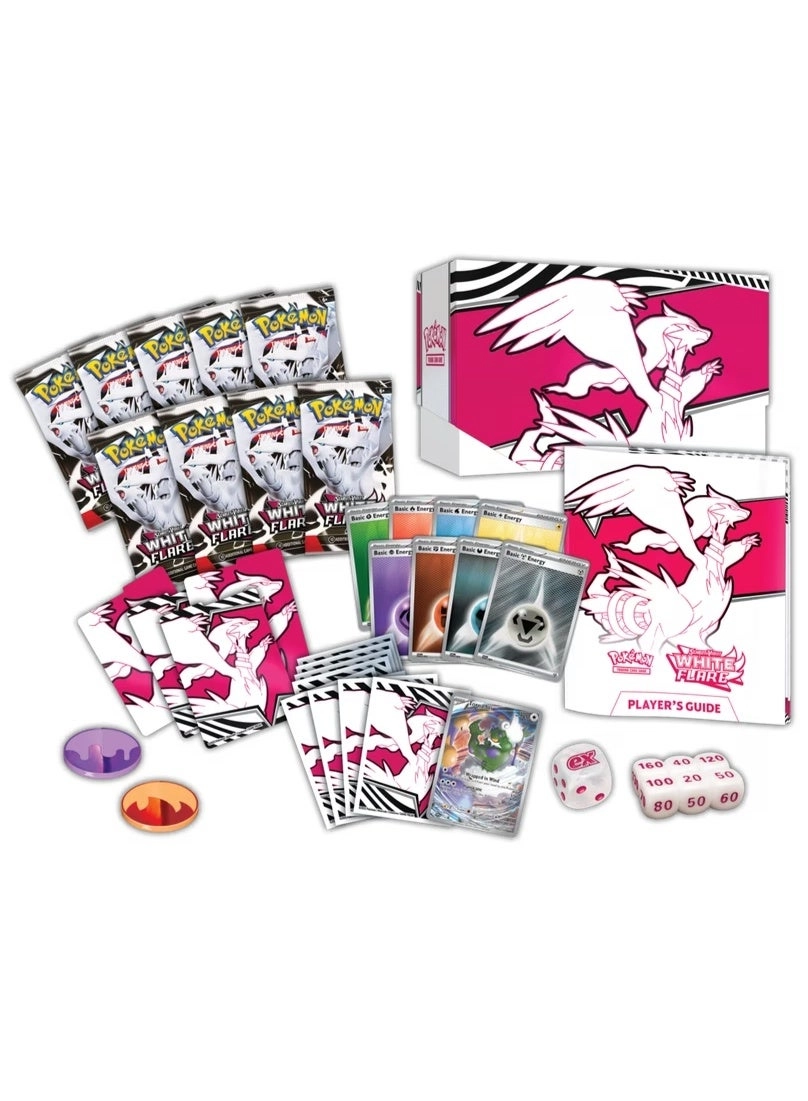 White Flare Elite Trainer Box - Factory Sealed Official Cards & Accessories