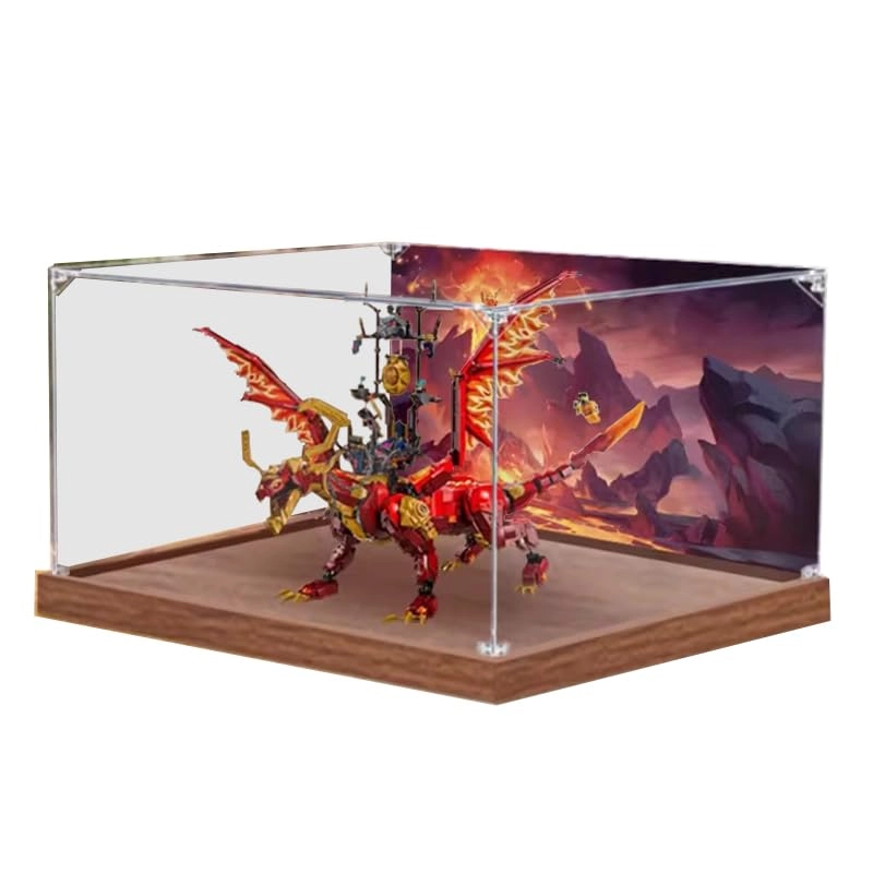 Clear Acrylic Display Case - LegoNINJAGO