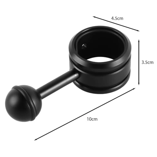 Diving Fill Light Clip - Metal 100mm Black