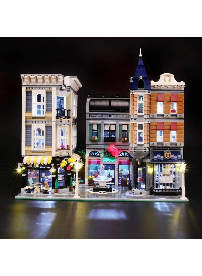 Led Lighting Kit For Assembly Square - Compatible With Lego 10255