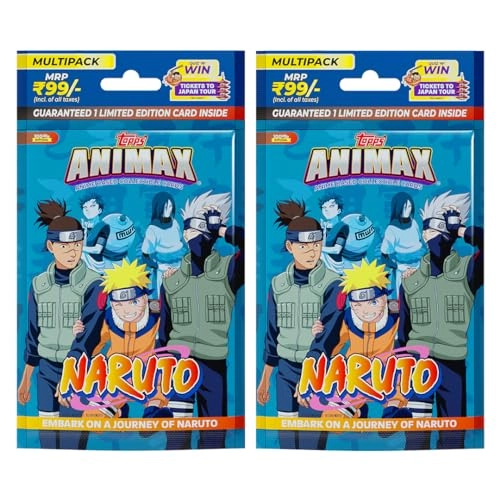 Animax 2024 Official Naruto Collectible Card Game - English 20pcs Multipack of 2