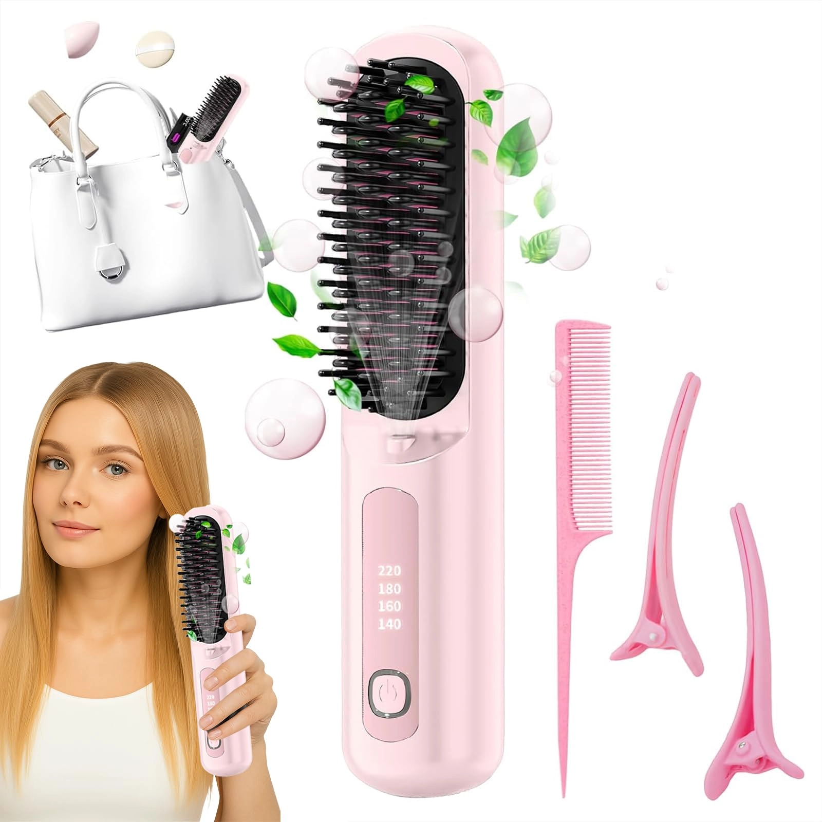 Go Brush Pro - Cordless Rechargeable Pink