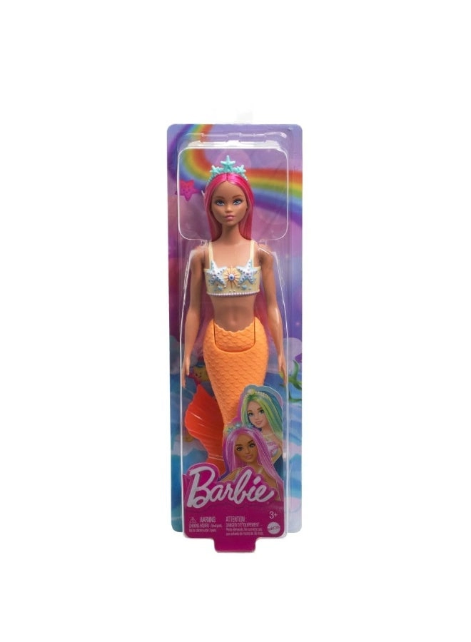 Mermaid Doll - 7-Inch-Long Fantasy Hair Accessories Ages 3+