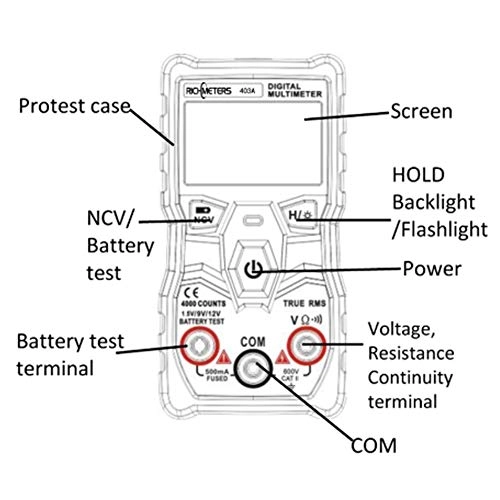 RM403A - Automatic Digital Multimeter True-RMS NCV