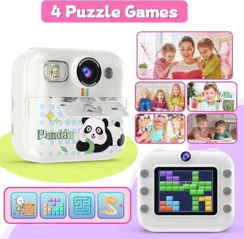 CL5 mini camera printer - 1080P HD 3 Print Rolls