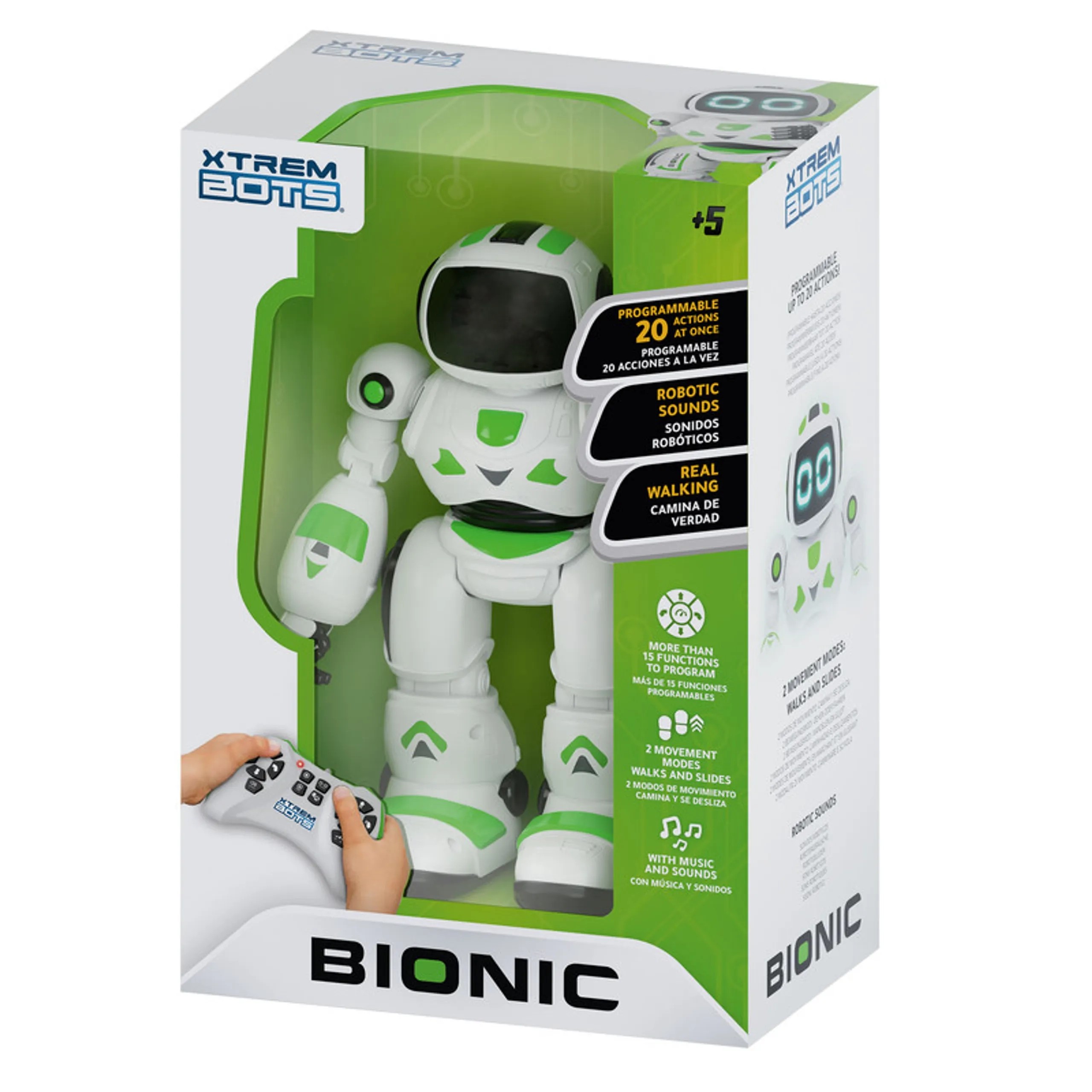 XTREM BOTS Bionic - Suitable for 5 Years & Above up to 20 programmable actions
