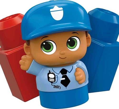 First Builders - Peter Police Car 6 Pieces