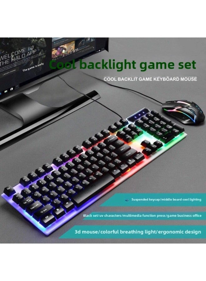 Generic Zhaoyin Steampunk Keyboard And Mouse Suit - Wired