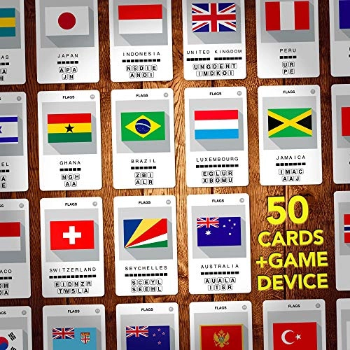 Flags of The World Travel Game - 6+ 100 pieces