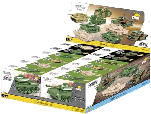 Armed Forces CDU - 12 Tanks SERIES II - Model Kit (3095) - 1:72 + Model Kit (3096) - 1:72 + Model Kit (3097) - 1:72 + Model Kit (3098) - 1:72 + Model Kit (3099) - 1:72 + Model Kit (3104) - 1:72 + Model Kit (3105) - 1:72 + Model Kit (3106) - 1:72 + Model Kit (3107) - 1:72