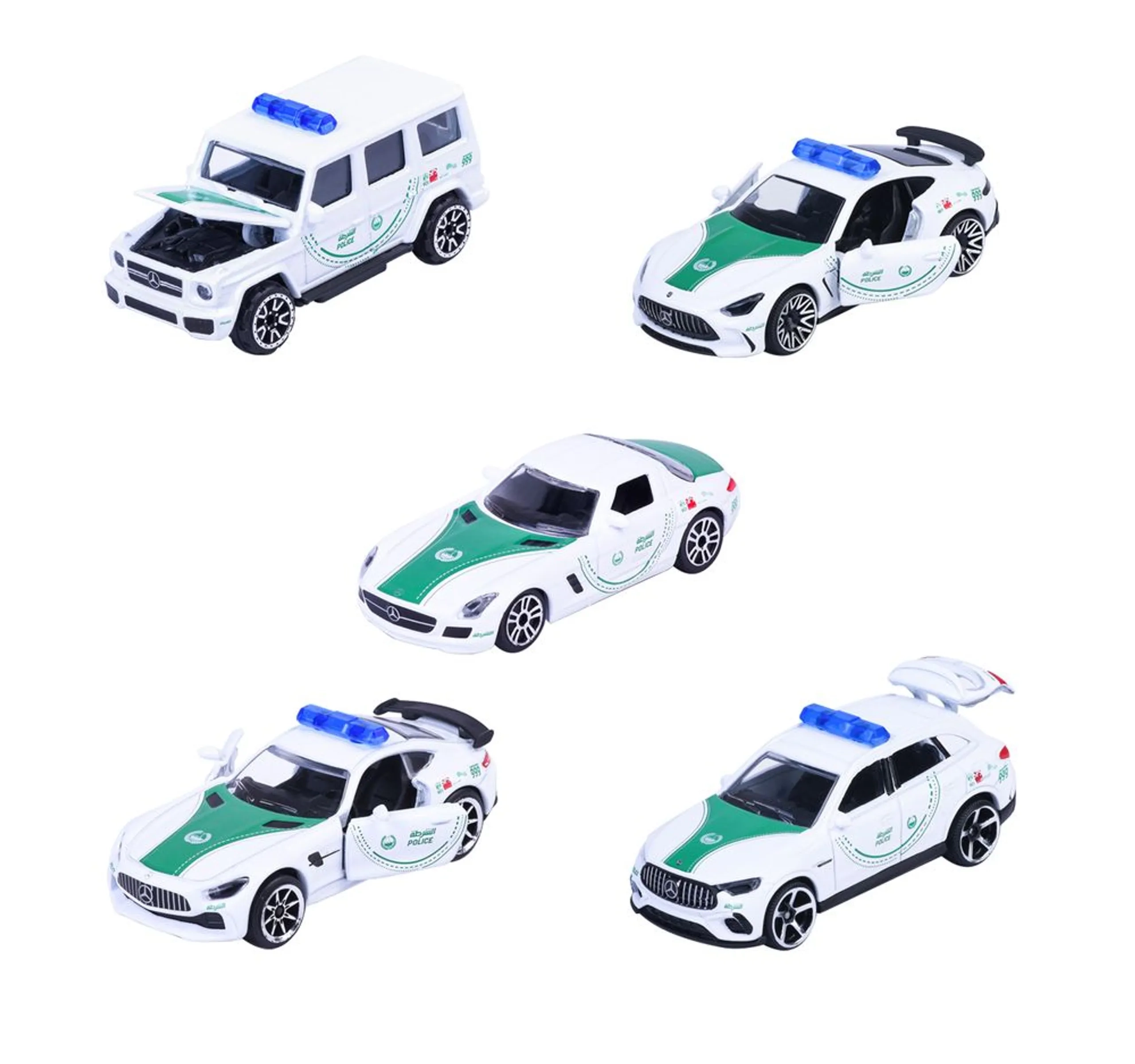 Majorette Dubai Police Car - 5pcs Giftpack