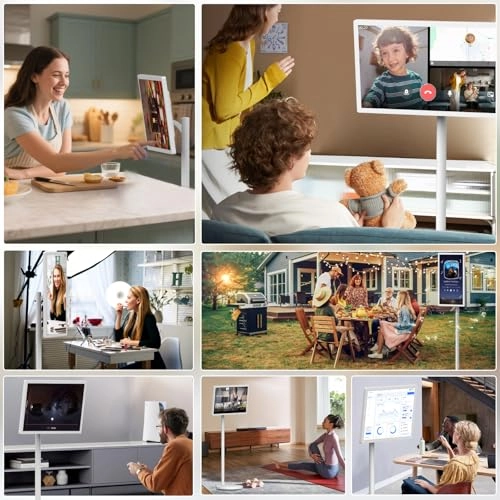 Portable Rolling TV - 1080P 27-Inch