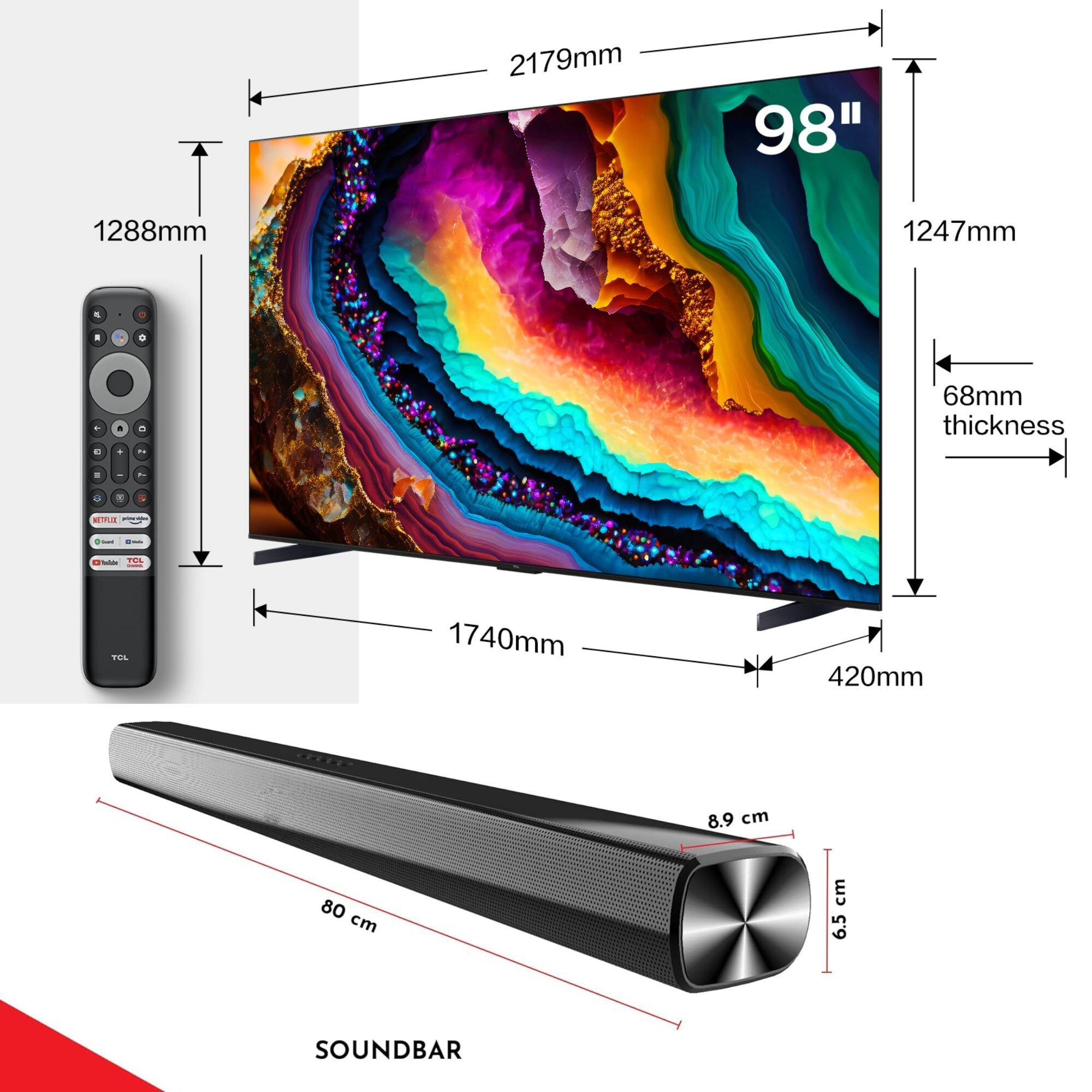 98P745 - 98 inch + SOUNDBAR