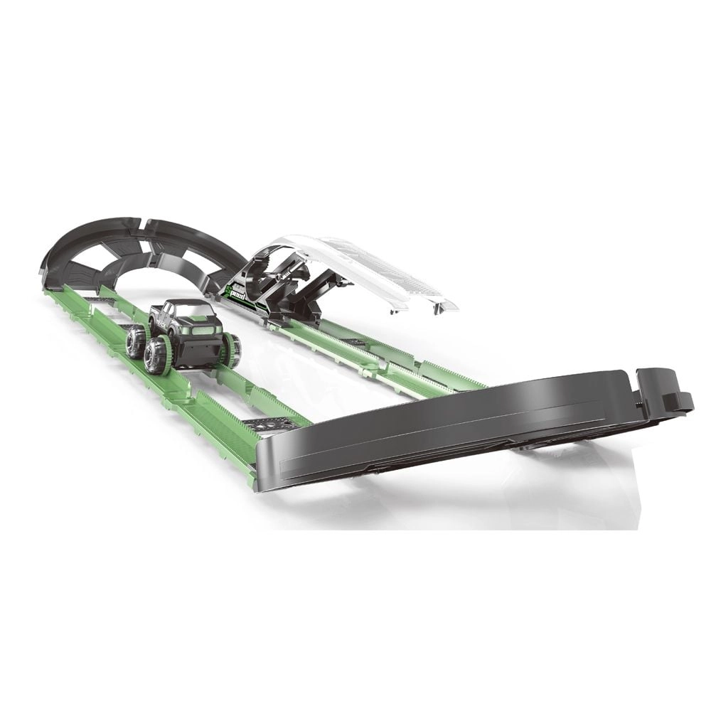 Stunt Roll-Over Rail Car - 54 pieces