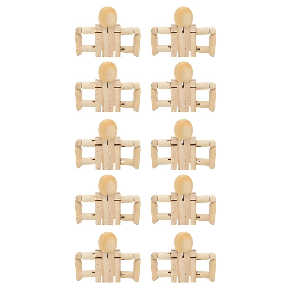 Generic Wooden Robot - 18 months 10 pcs