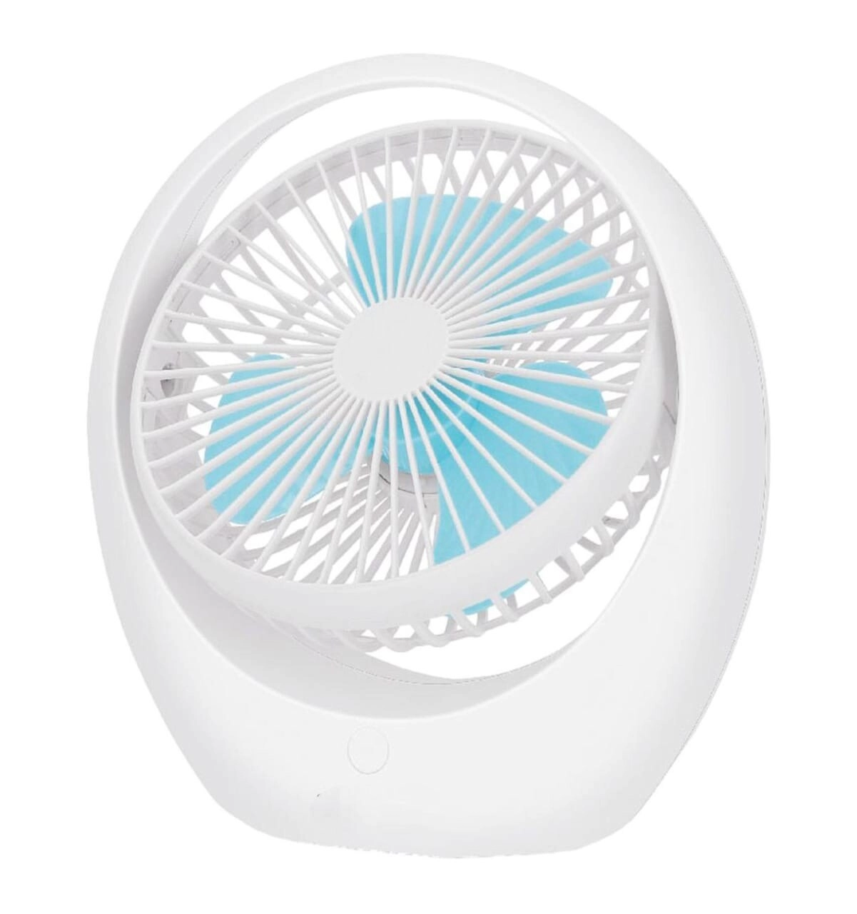 Multifunction Rechargeable Table Fan - 6-Inch USB Charging 3-Speed