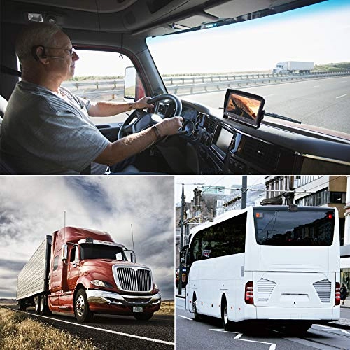 4Pin Rearview Camera - Night Vision 628x586pixles + 7" TFT LCD Monitor - 800x480