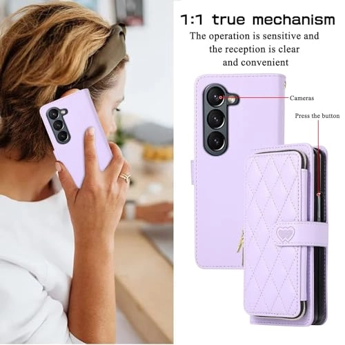 Miagon Case for Samsung Galaxy Z Fold 5
