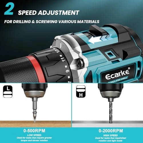 Cordless Drill - 18V 50Nm 500-2000 rpm