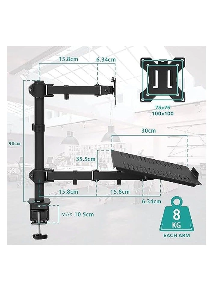 Dual Monitor Stand - 32 inch 75mm x 75mm 100mm x 100mm