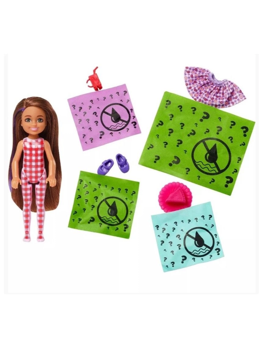 Chelsea Color Reveal Doll - Picnic Series Multi-color Ages 3+