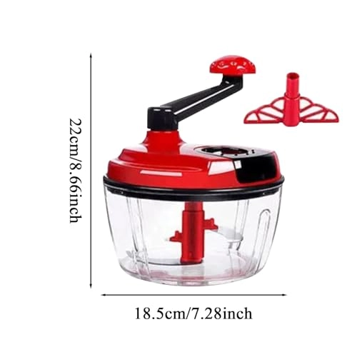 Manual Food Chopper - Gray ABS