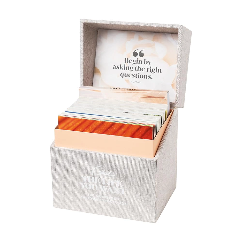 Oprah Daily The Life You Want Conversation Cards - 100 Questions