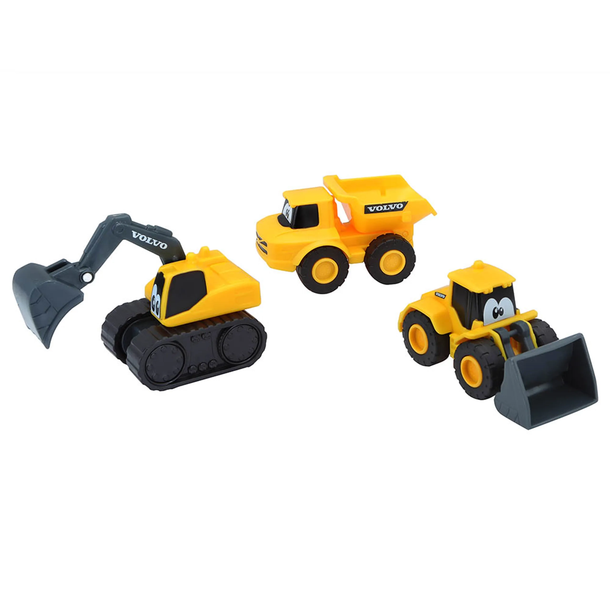 Excavator + Wheel Loader + Dump Truck