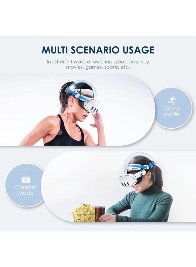 Q3 Halo Strap - Compatible with Meta Quest 3 White