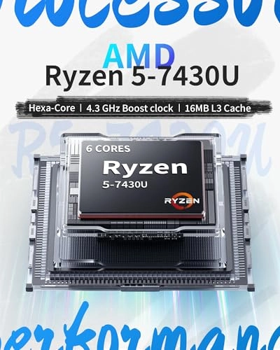 HP Laptop 17 - 17.3'' Ryzen 5-7430U 32GB DDR4 1TB SSD