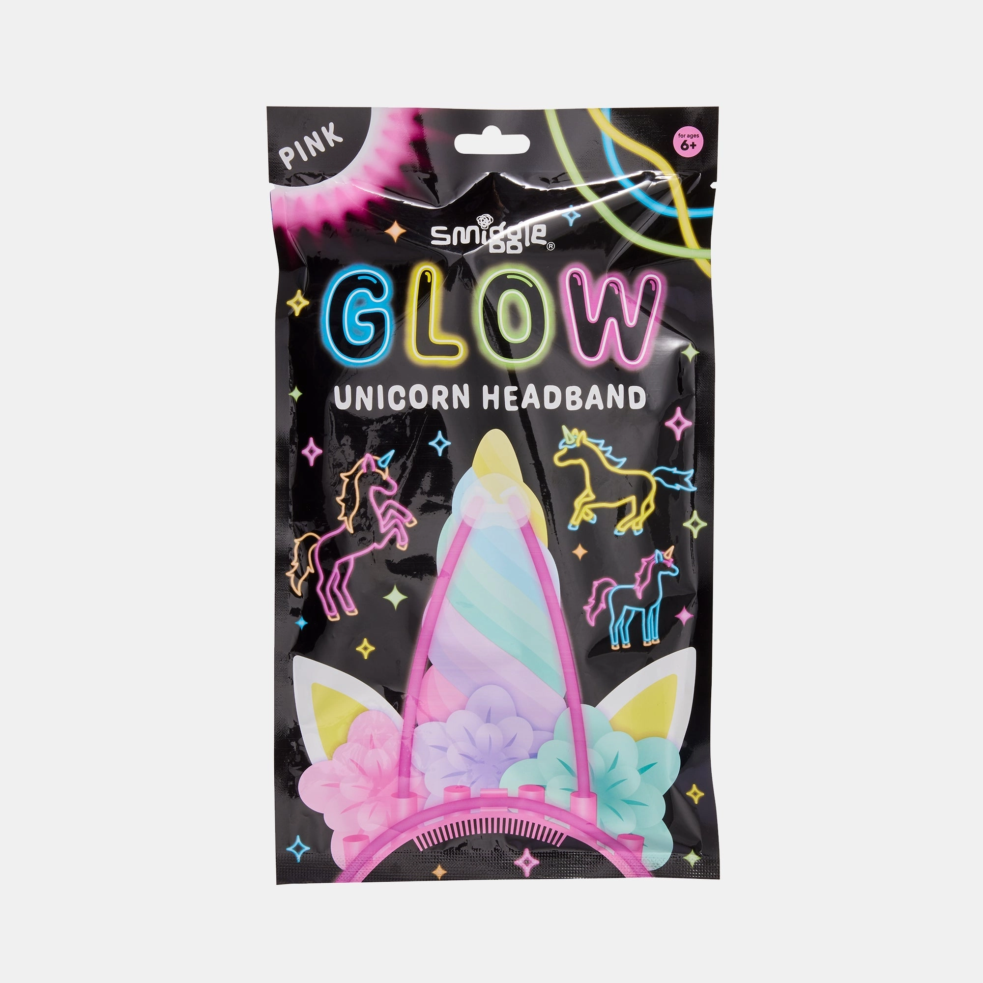 Smiggle Unicorn Glow Headband - 6-12 years