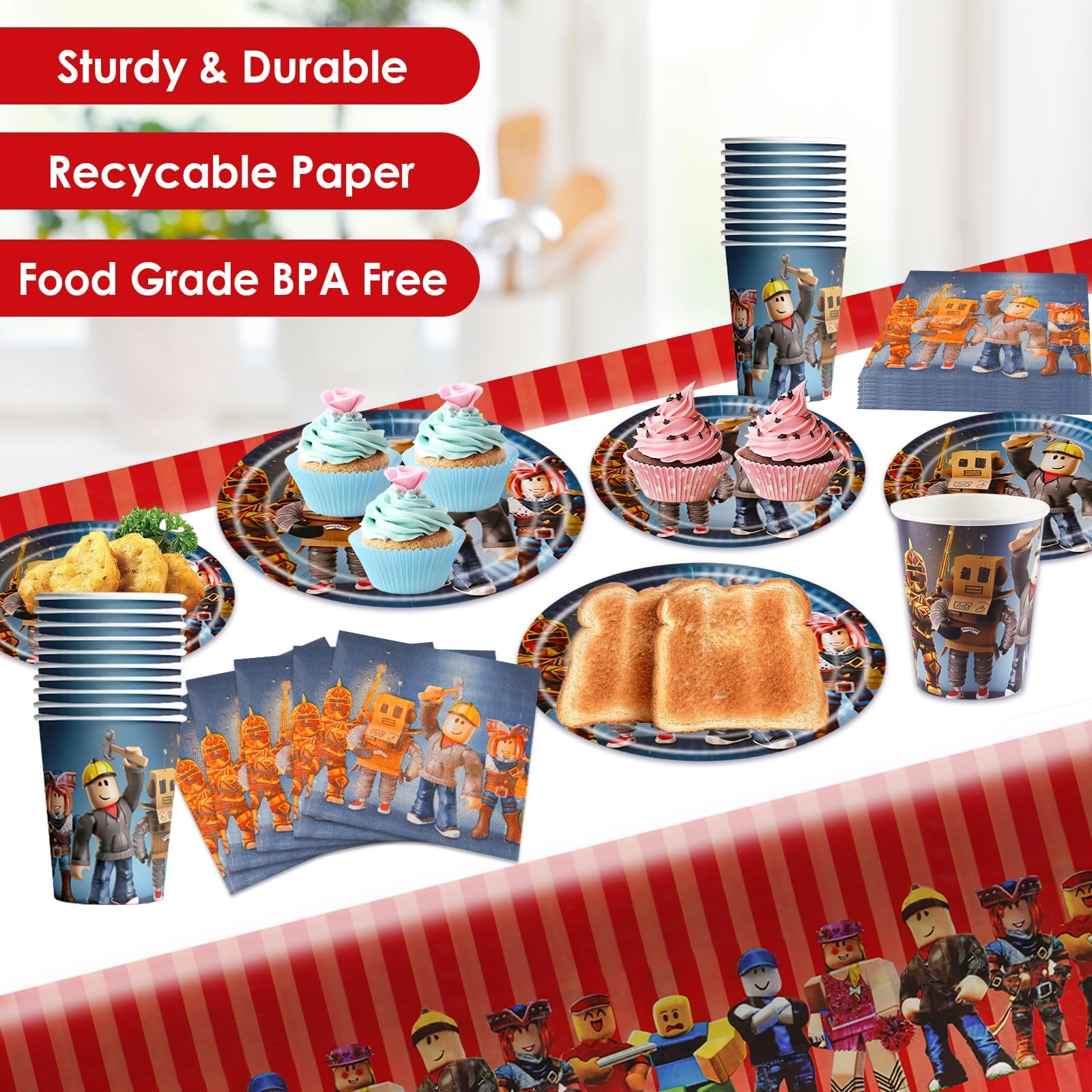 Party Tableware - 52.0 count Birthday