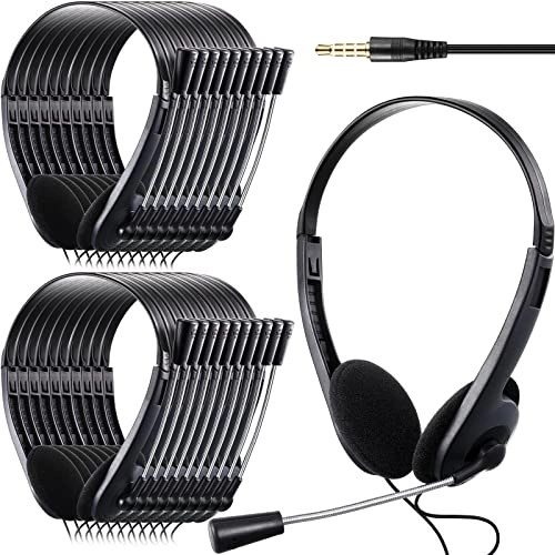 30 Pack Classroom Headphones Wired Headphone