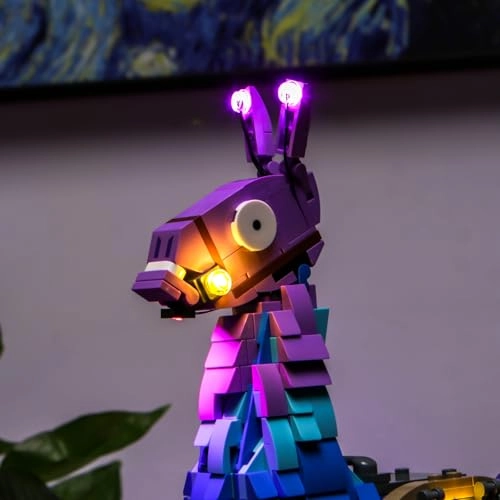 LED Lighting Kit for Supply Llama 77071 - Compatible with 77071 multicolored