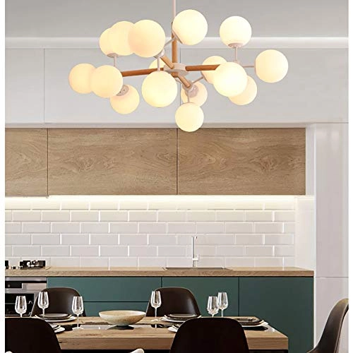 Creative Magic Bean Molecule Chandelier