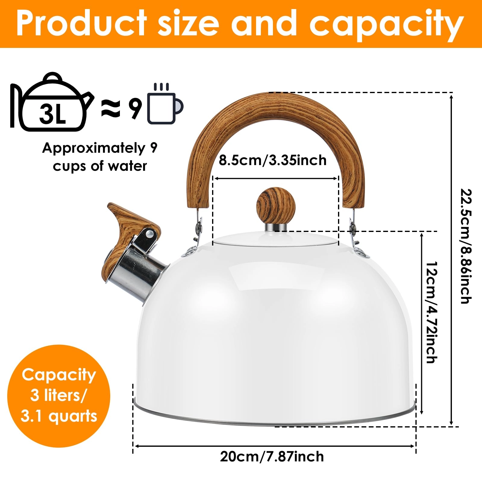 Whistling Kettle - 3L