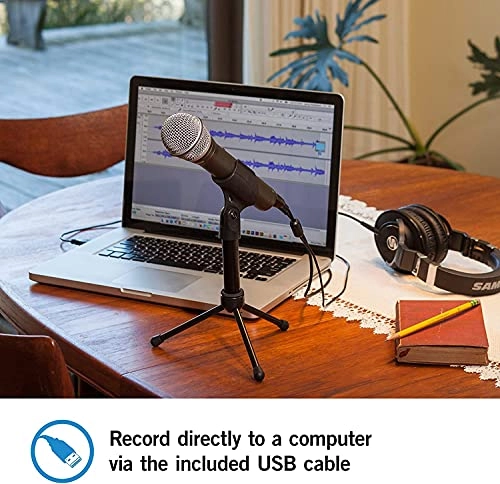 Q2U USB+XLR Microphone + ASVS4B + USB 2.0 A Male to A Female Extension Cable + Cleaning Cloth