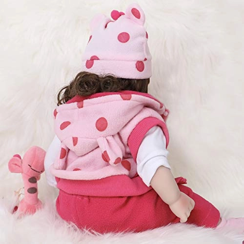 Reborn Baby Doll - 16 inch Vinyl Silicone girl Ages 3+ Gift Set