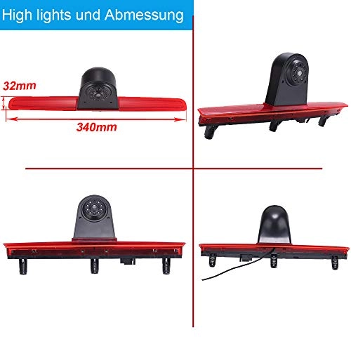 Car Rear view Camera - Night vision 628*586 pixels + Rear View Mirror - 7" LCD