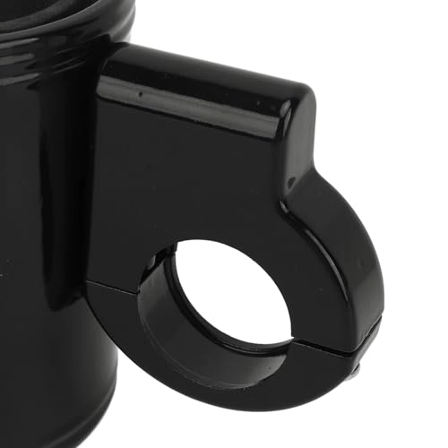 Motorcycle Handlebar Cup Holder - Aluminium Alloy Insulated Fits 7/8in to 1 1/4in