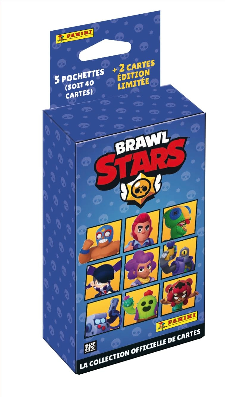 Panini Brawl Stars Trading Cards - 40pcs Limited Edition