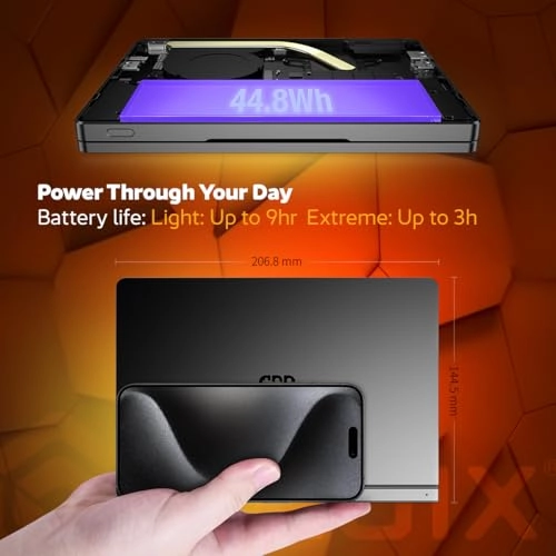 Pocket Pocket 4 - 8.8'' Ryzen AI 9 HX 370 32GB DDR5 2TB PCIe Gen4 SSD