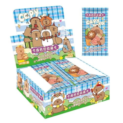 Holidays Capybara Anime Cards - English 160pcs