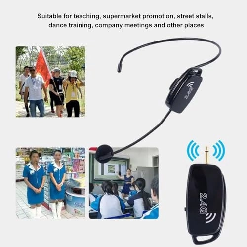 Wireless Microphone Headset - 2 2.4G