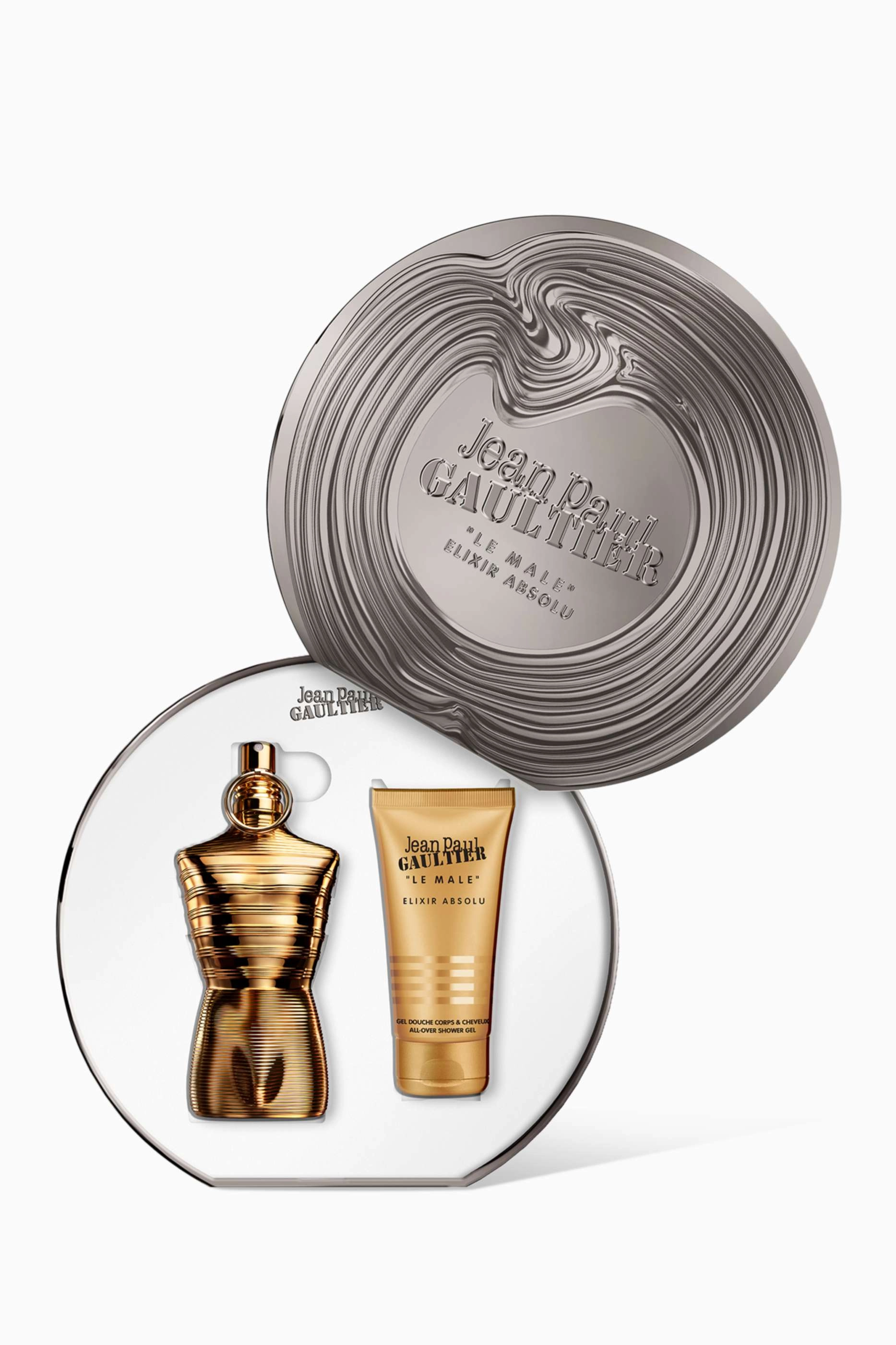 Le Male Elixir Absolu Parfum Intense - 125 ml + Gel Douche Corps & Cheveux All-Over Shower Gel - 75 ml